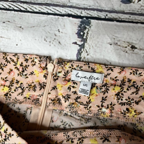 NWT Love, Fire Floral Print Maxi Skirt Size L - Picture 2 of 10